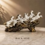 7 Running Horses Statue - Image 3
